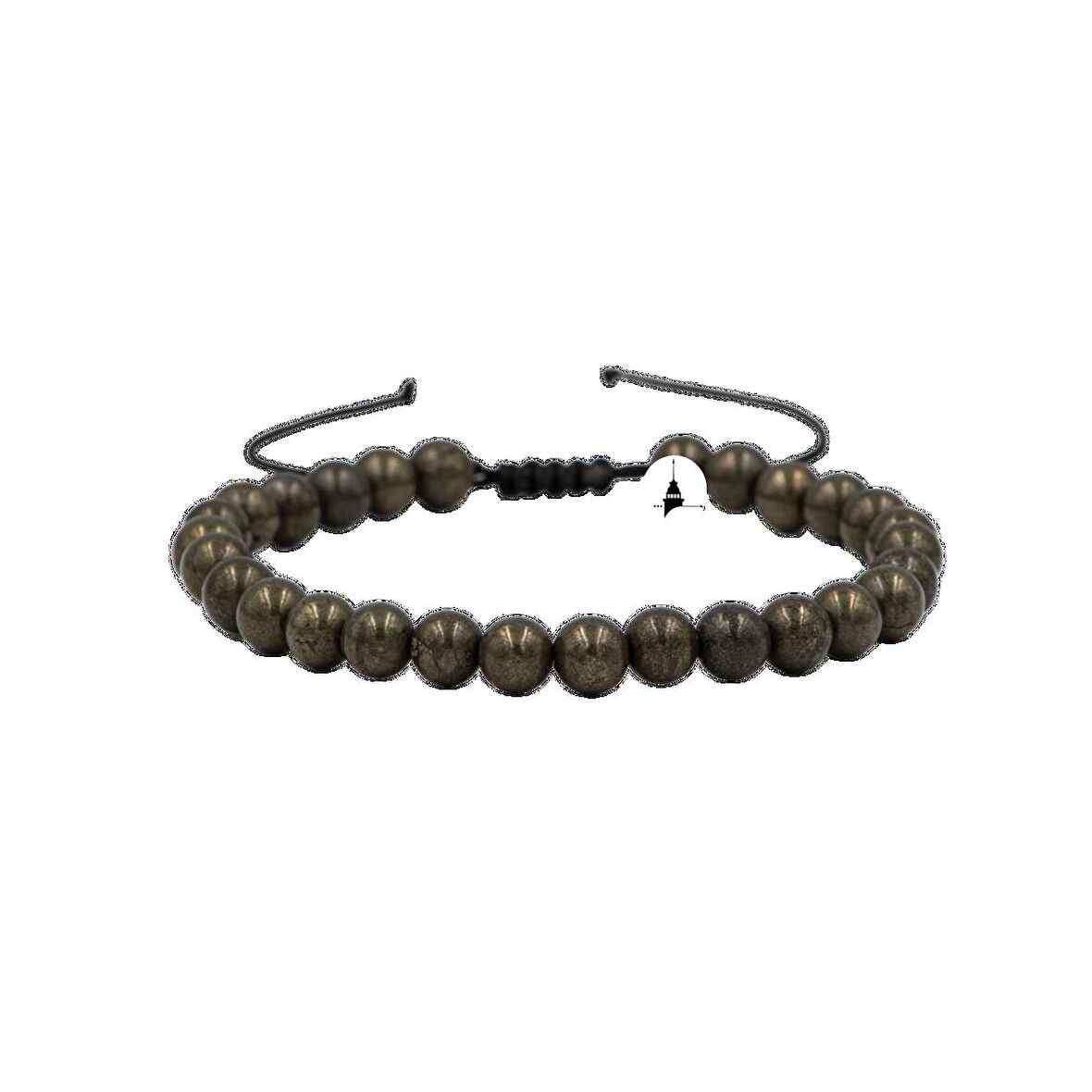 Pirit 6mm Merdiven Kapama Doğal Taş Bileklik