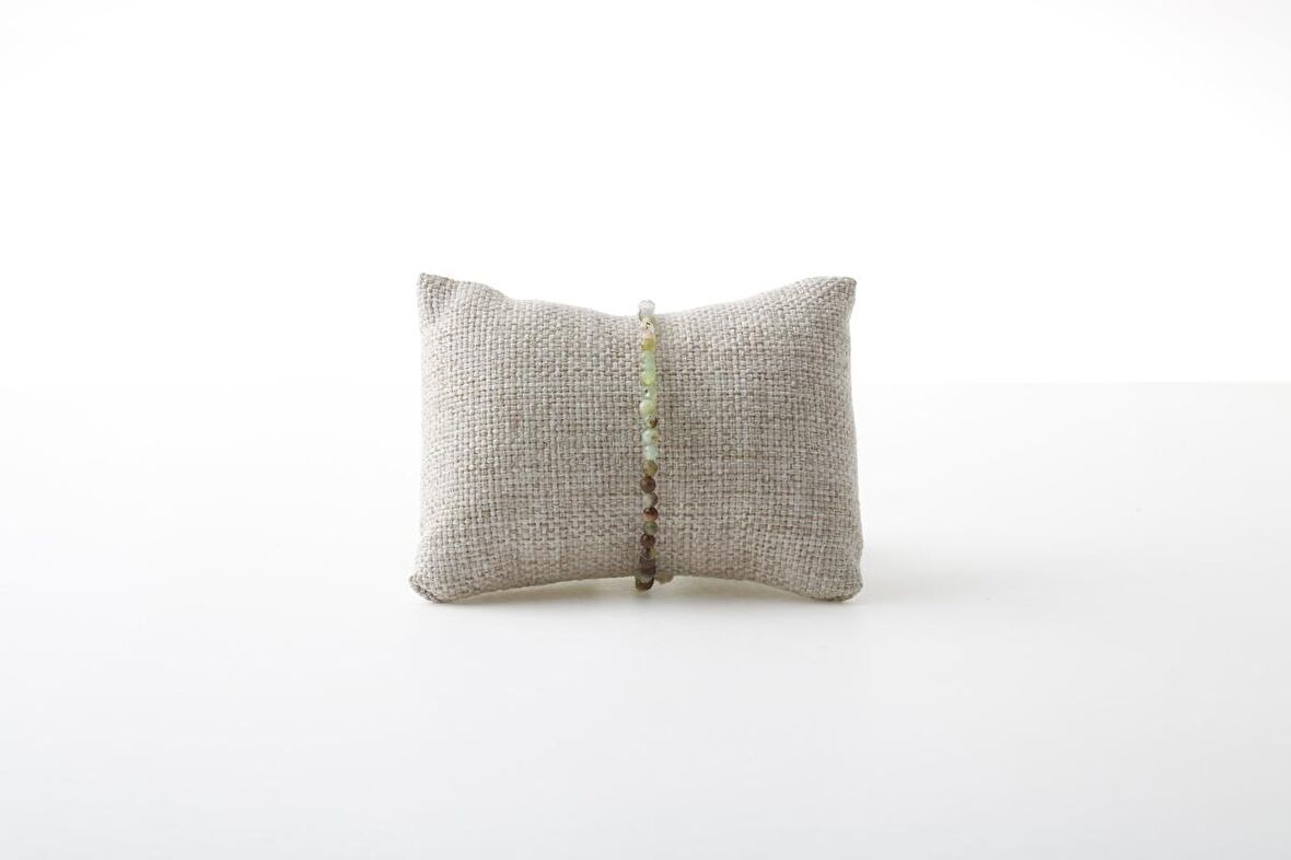 Krizopras 3-4mm Doğal Taş Bileklik