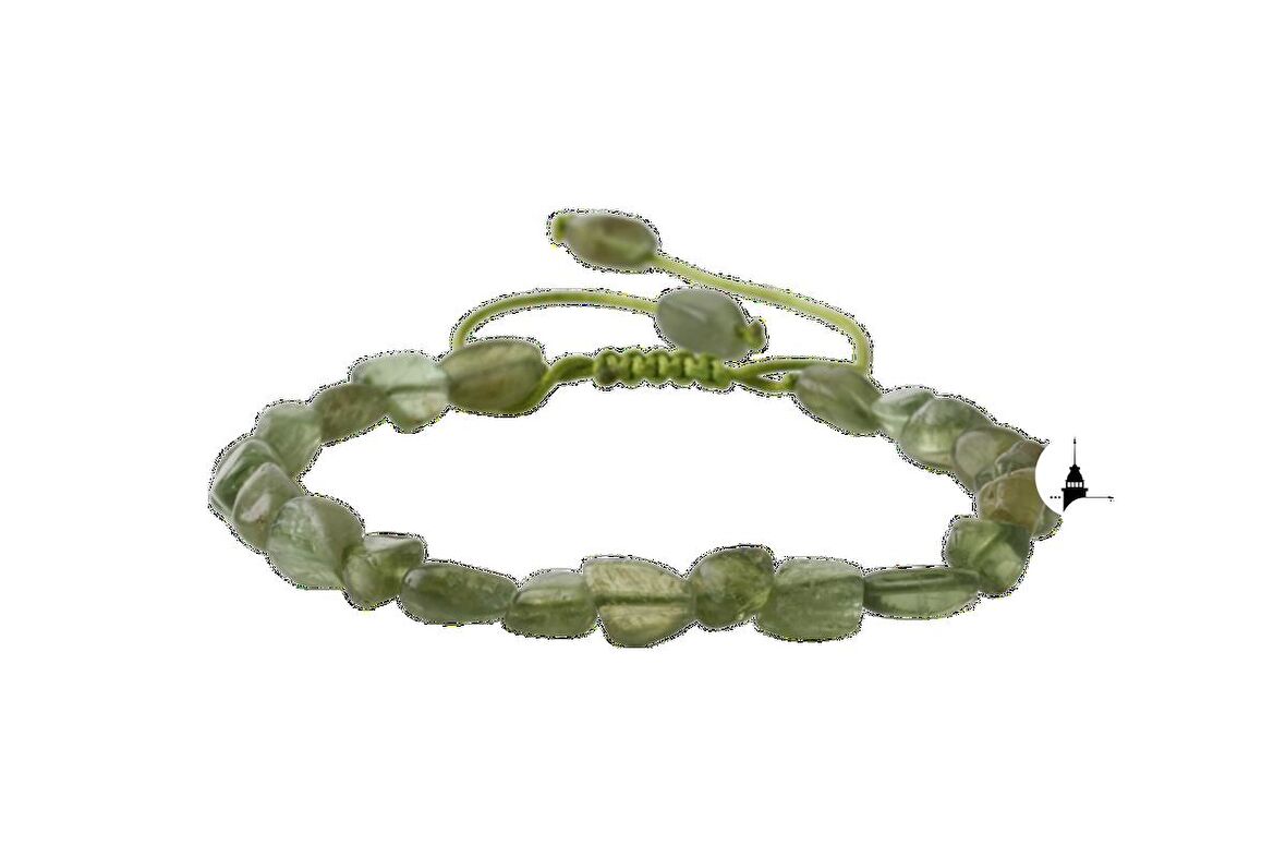 Zebercet (Peridot) Natürel Kesim Doğal Taş Bileklik