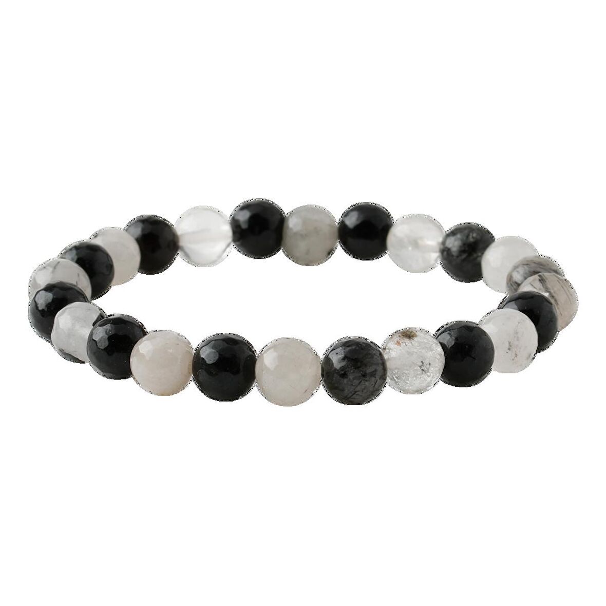 Rutilli Kuvars 8mm Doğal Taş Bileklik