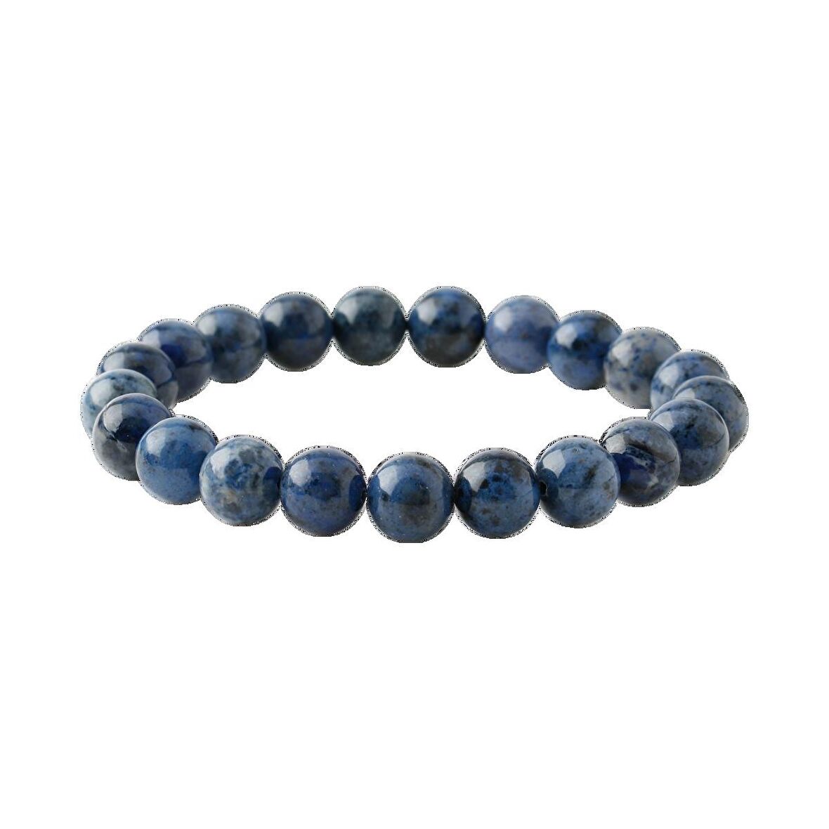 Dumortierit 10mm Doğal Taş Bileklik