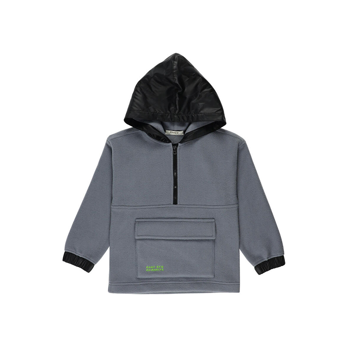 Panço Erkek Çocuk Kapüşonlu Sweatshirt Antrasit