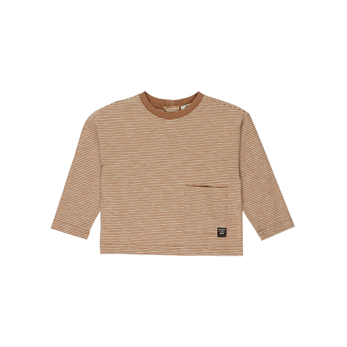 Panço Erkek Çocuk Çizgili T-Shirt Antrasit