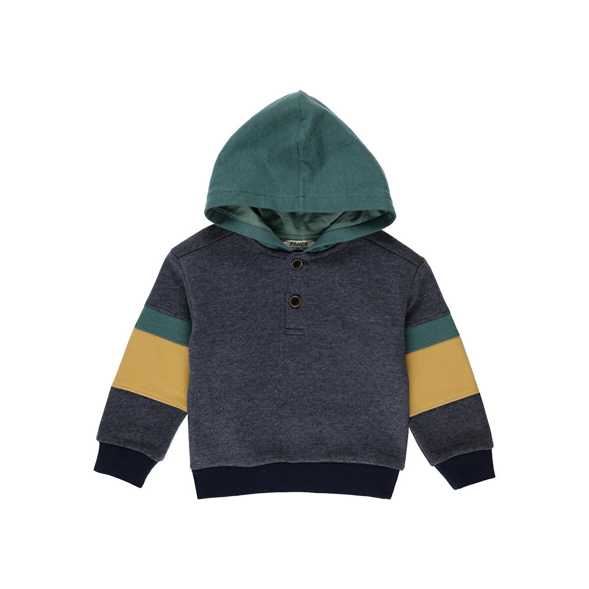 Panço Erkek Çocuk Kapüşonlu Sweatshirt Lacivert
