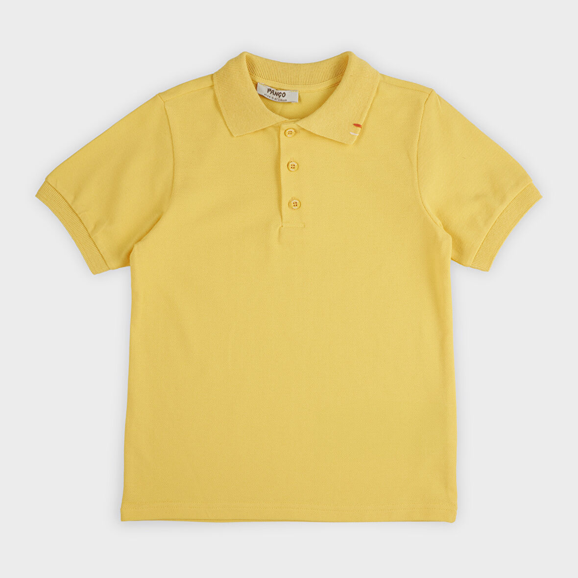 Erkek Çocuk Yakası Dikiş Detaylı T-Shirt Ekru