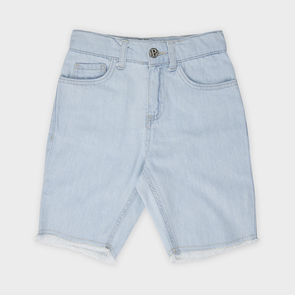 Erkek Çocuk Denim Şort Mavi