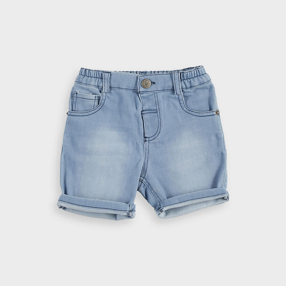 Erkek Çocuk Denim Şort Mavi