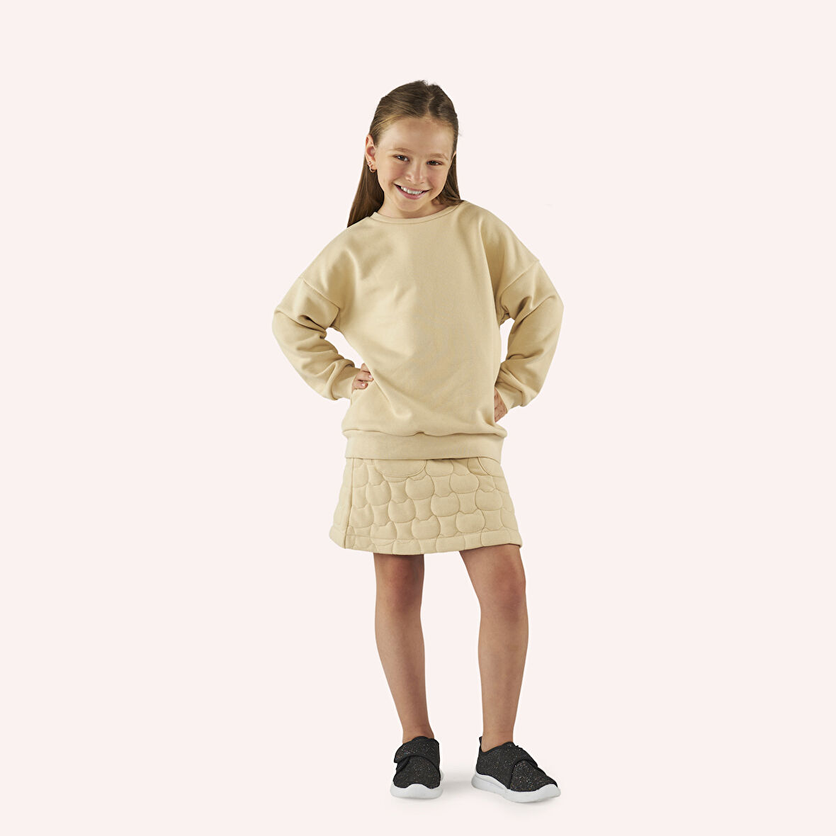 Erkek Çocuk  Sırtı Baskı Detaylı Sweatshirt      