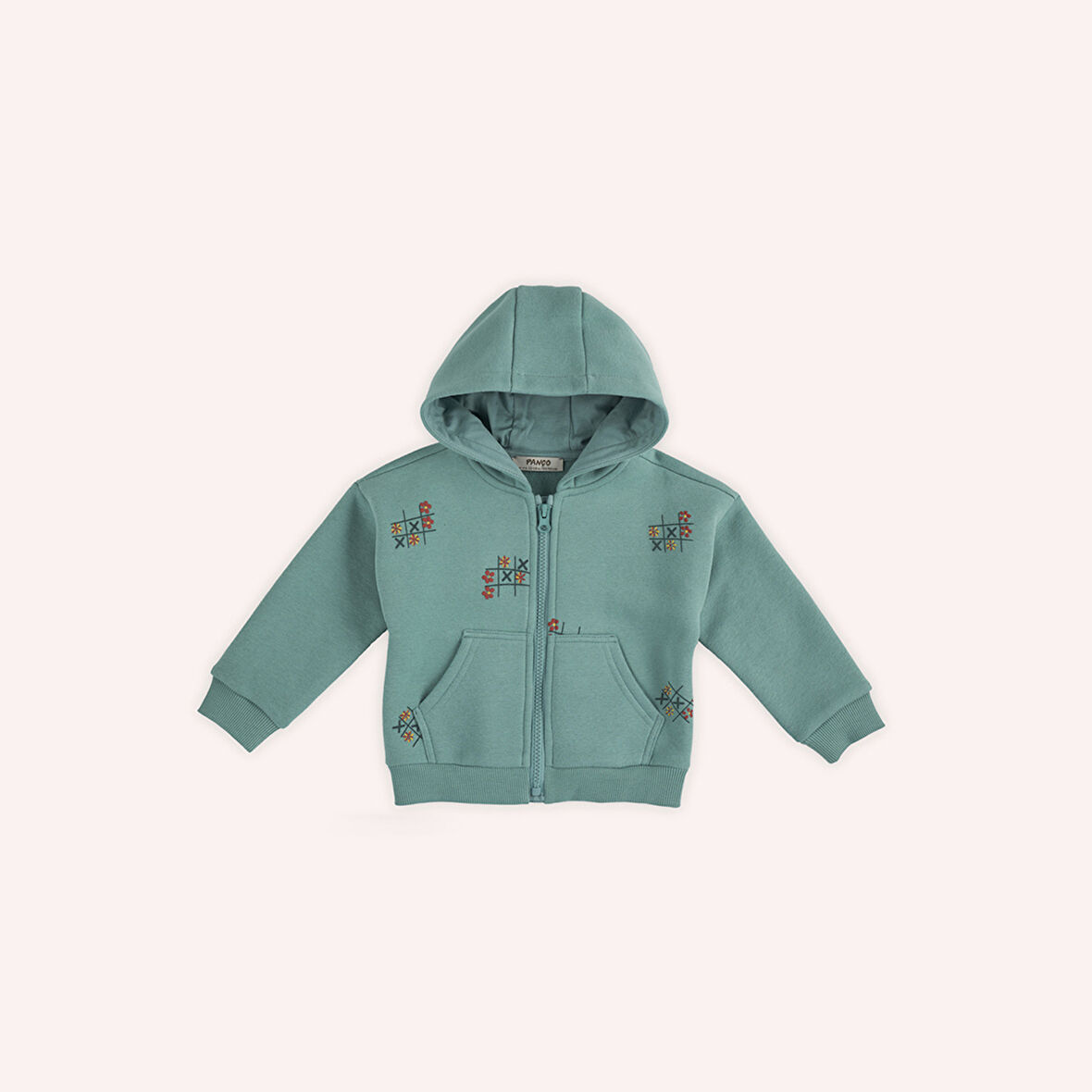 Kız Çocuk Fermuarlı Sweatshirt      