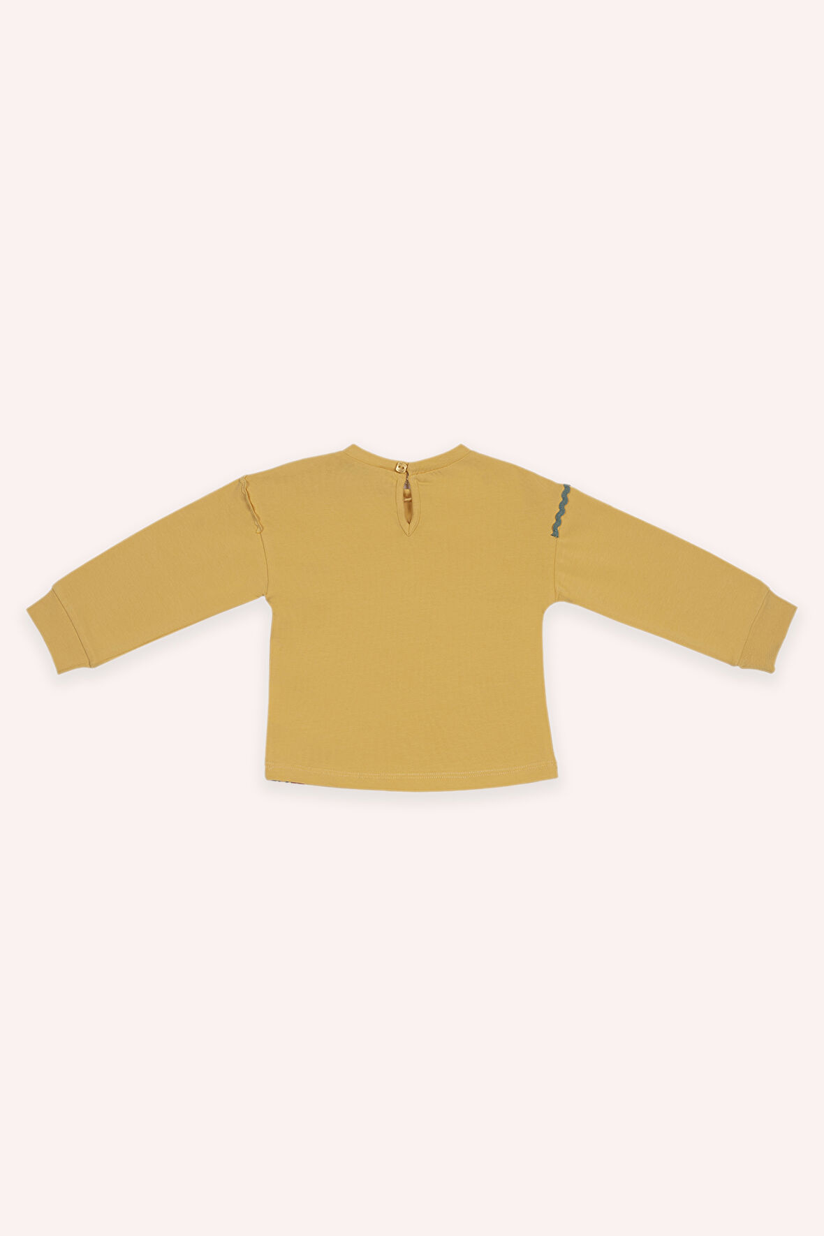 Kız Çocuk Baskılı T-Shirt Sarı