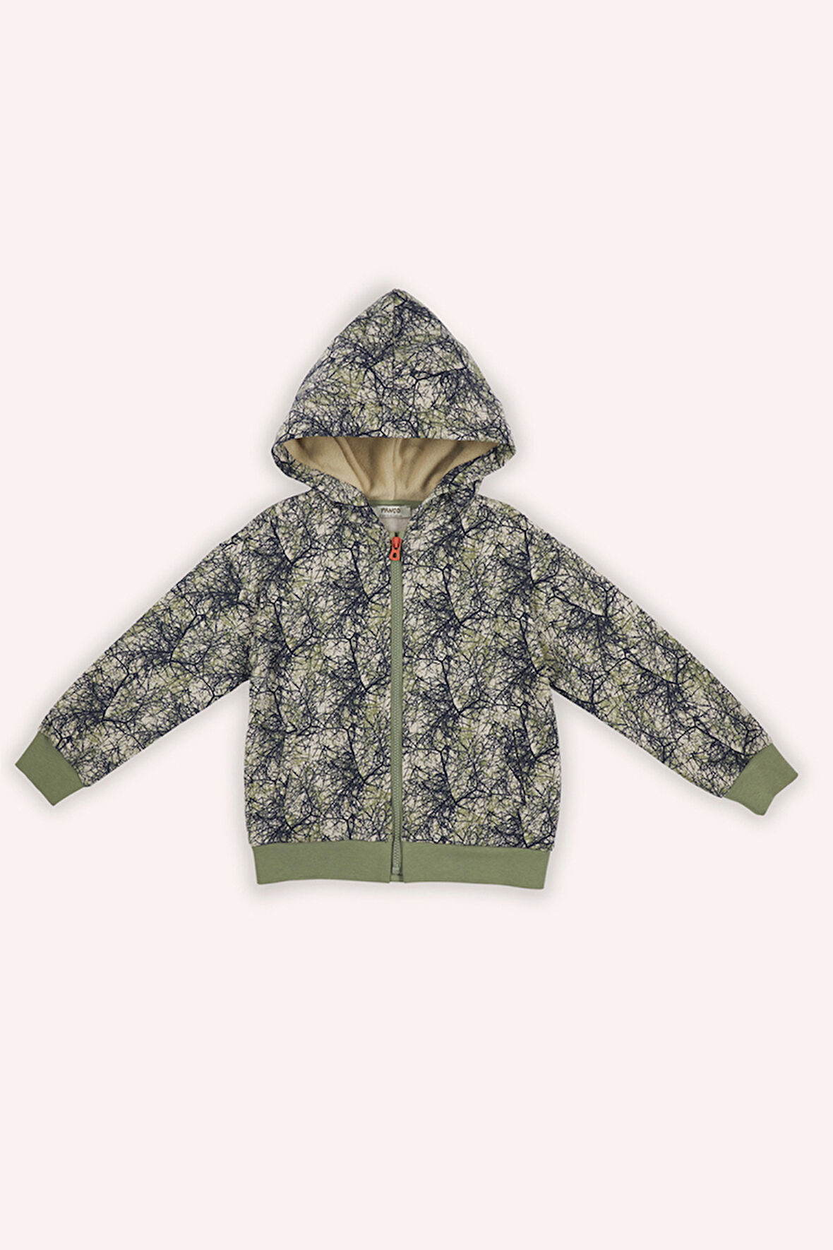 Erkek Çocuk Baskılı Sweatshirt Bej