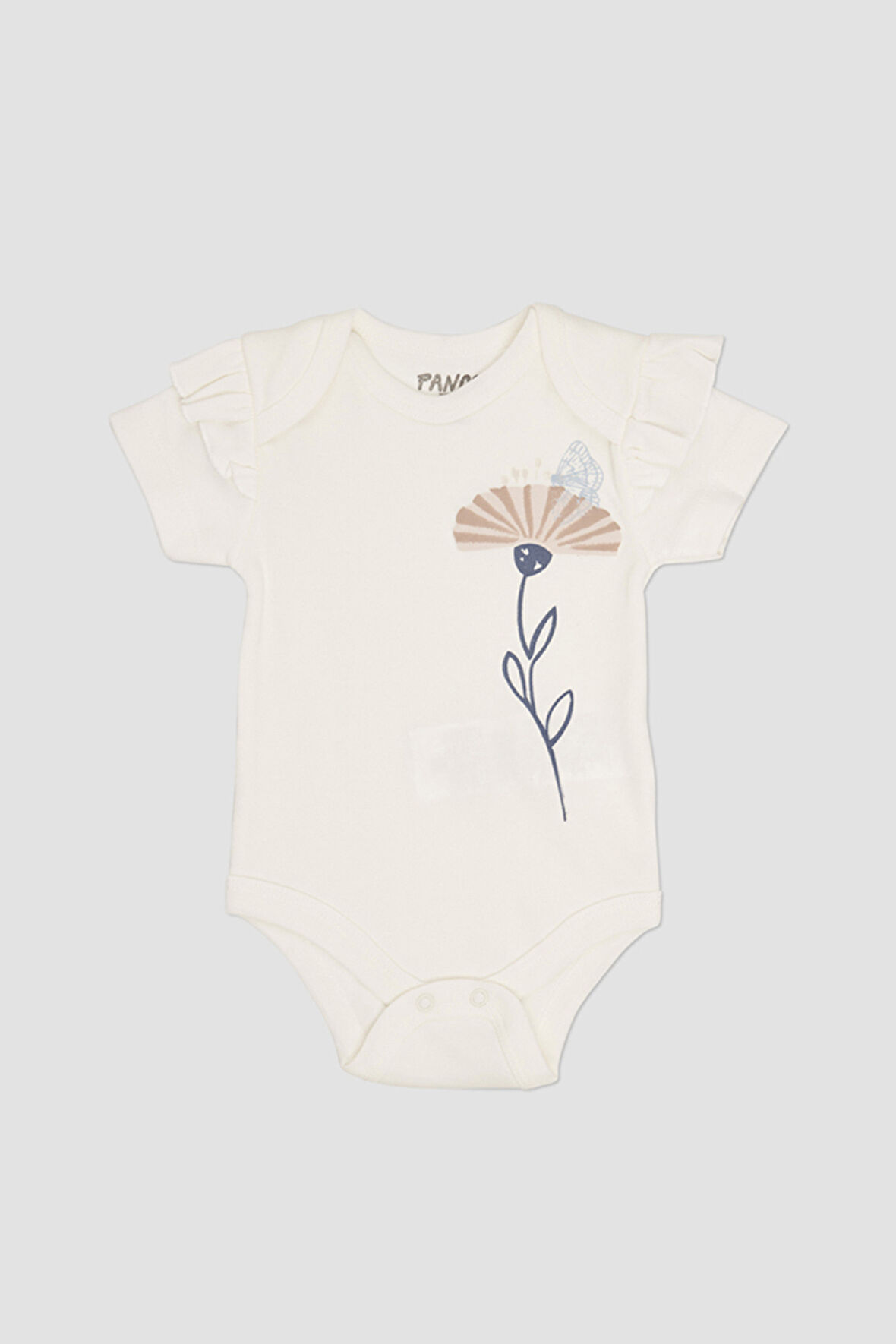 Kız Çocuk  Baskılı Kısa Kollu Body      