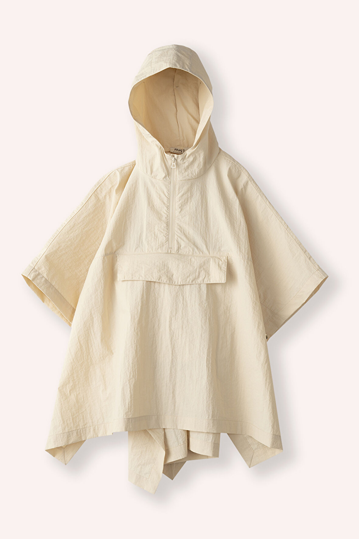 Kız Çocuk Katlanınca Çanta Olabilen Yağmurluk Bej