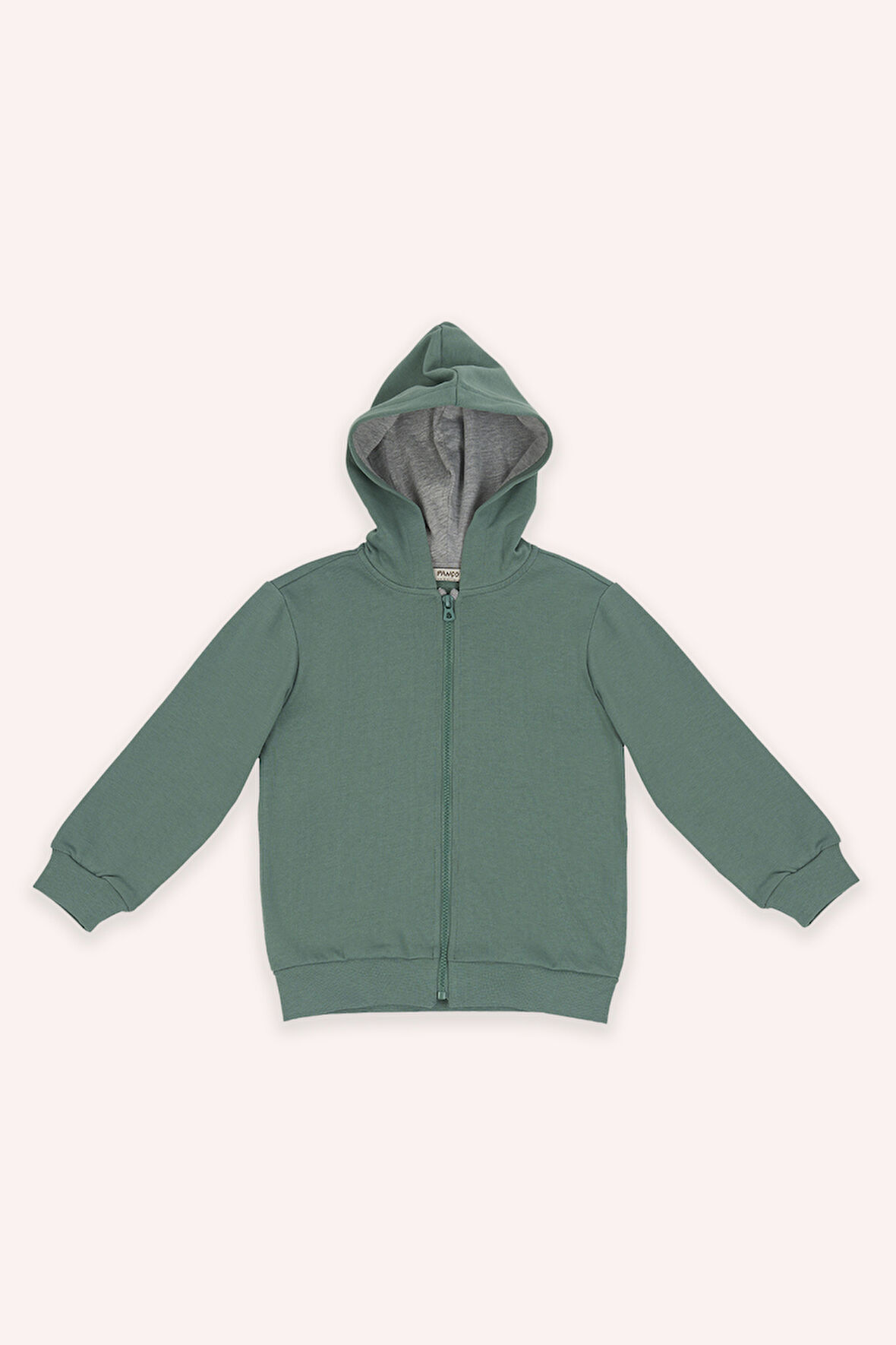 Erkek Çocuk Fermuarlı Sweatshirt Lila
