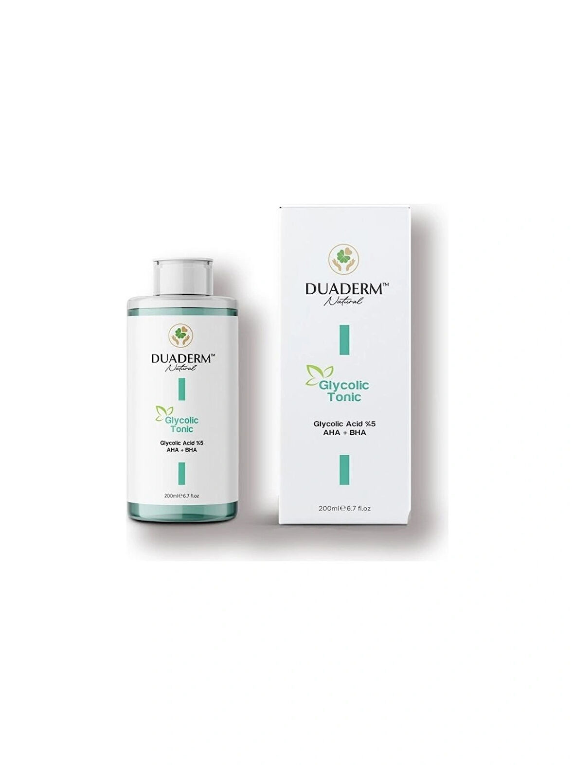 Duaderm Akne Karşıtı ve Ton Eşitleyici Glycolic Tonic (Glycolic Acid 5%, Aha + Bha) 200 ml