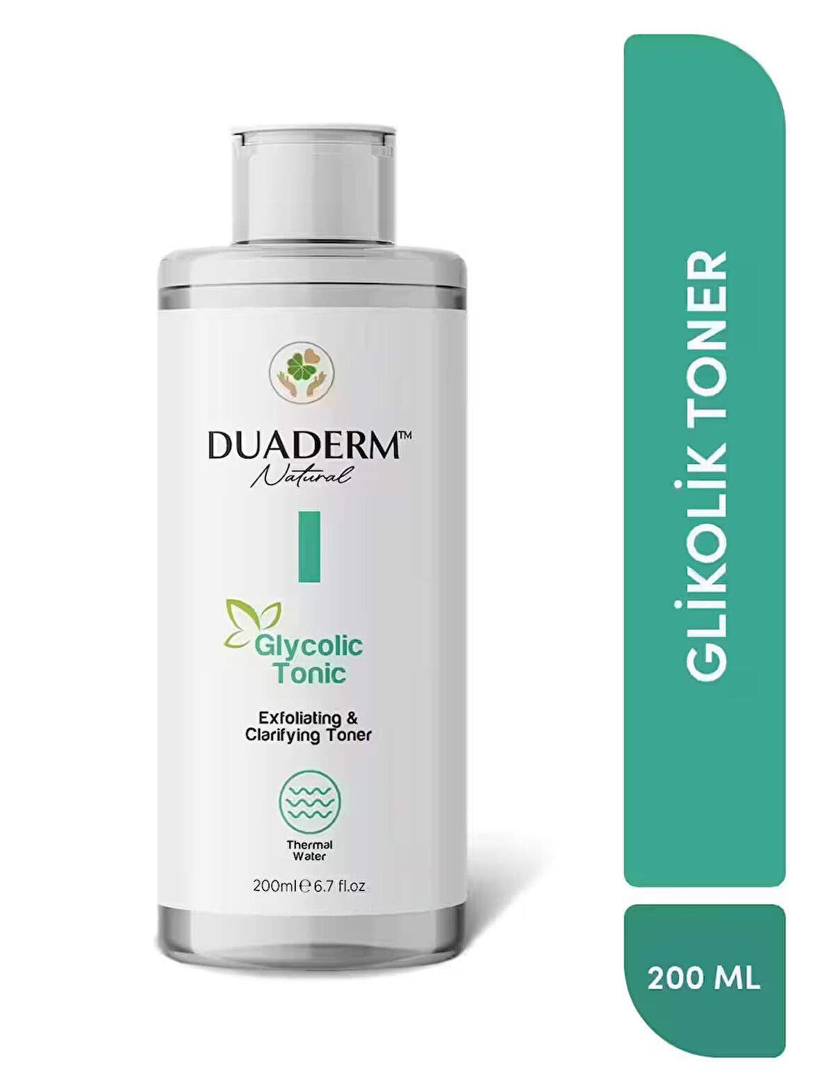 Duaderm Akne Karşıtı ve Ton Eşitleyici Glycolic Tonic (Glycolic Acid 5%, Aha + Bha) 200 ml