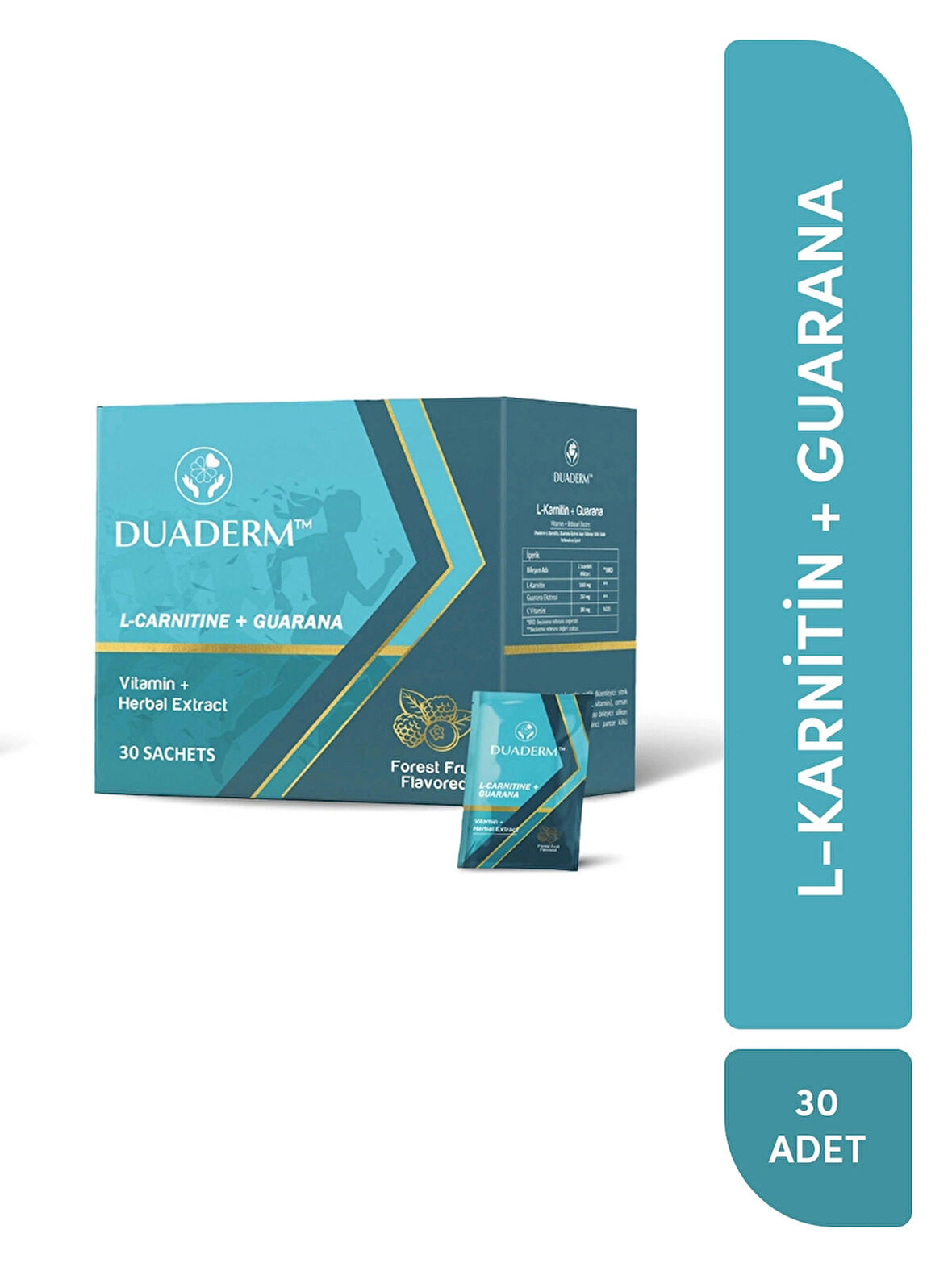 DUADERM L-KARNİTİN + GUARANA 30 SACHETS