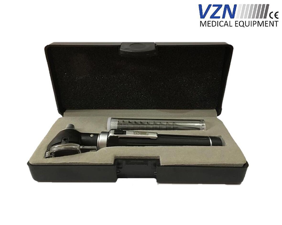 Vzn Otoskop Set Fiber Optik Işık