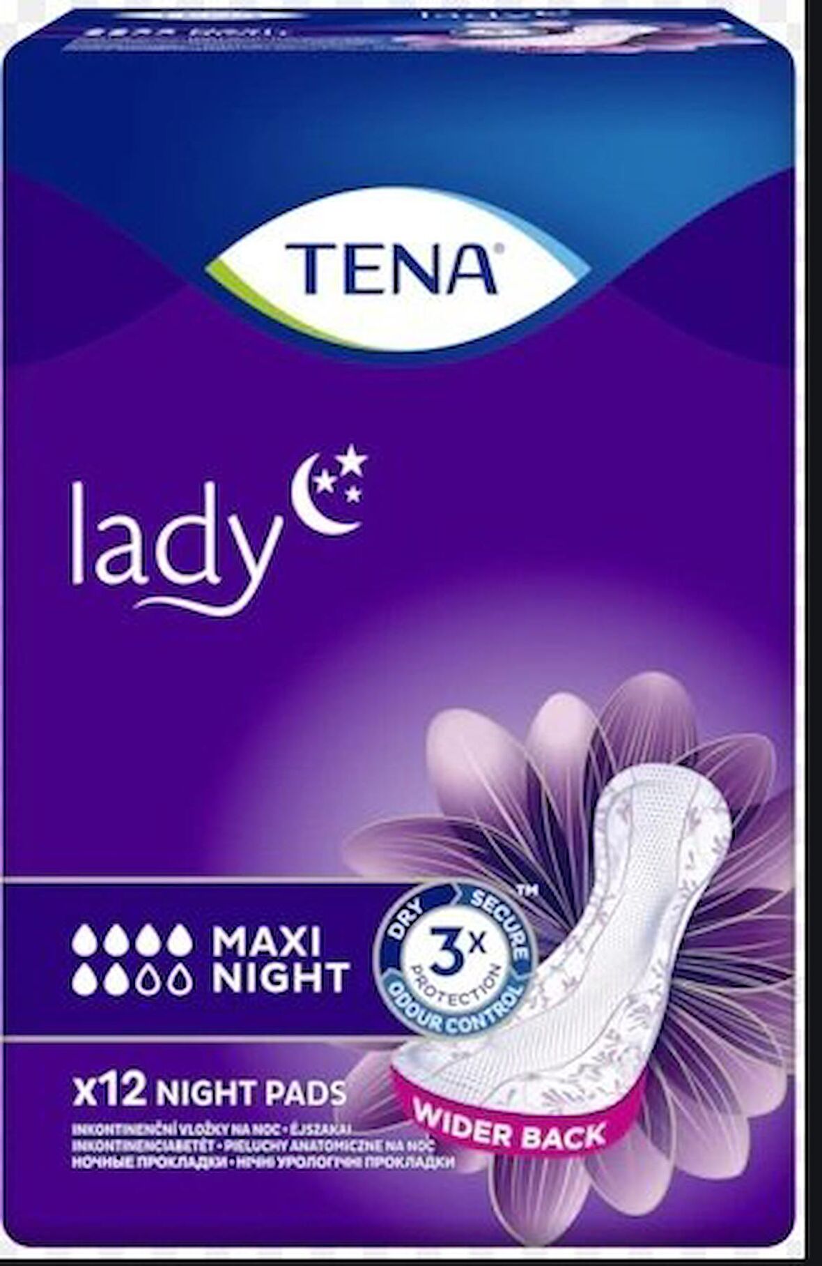 Tena Lady Maxi Night  Kadınlar İçin Gece Mesane Pedi