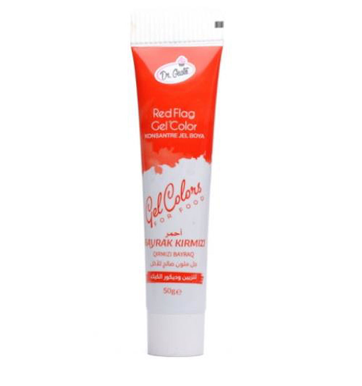 DR GUSTO TÜP JEL GIDA BOYASI BAYRAK KIRMIZI - 50 GR