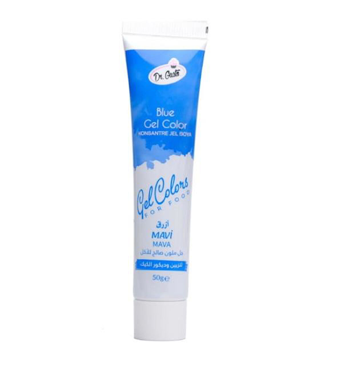 DR GUSTO TÜP JEL GIDA BOYASI MAVİ - 50 GR
