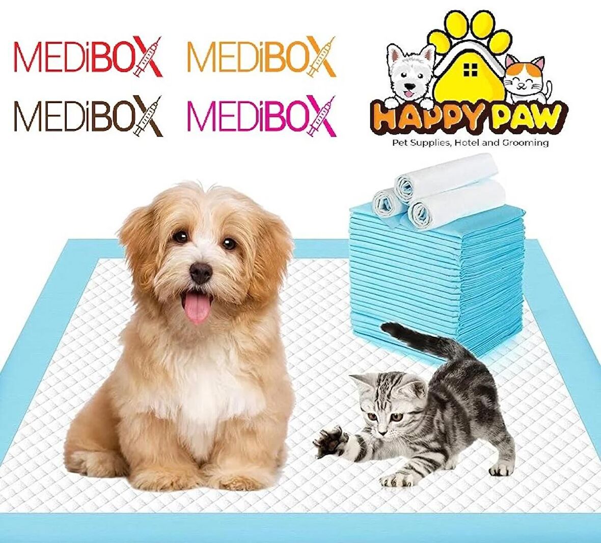 Kedi & Köpek Tuvalet Eğitim Pedi 60cm x 90cm 30'lu Paket - 2 ADET