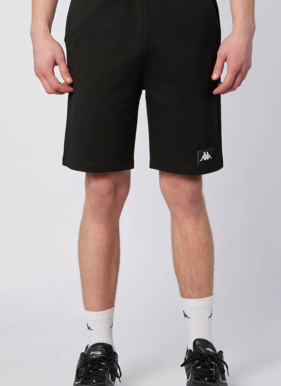 Kappa 34213FW-005 CONNEL SHORT Siyah Lastikli Bel Regular Fit Düz Erkek Şort