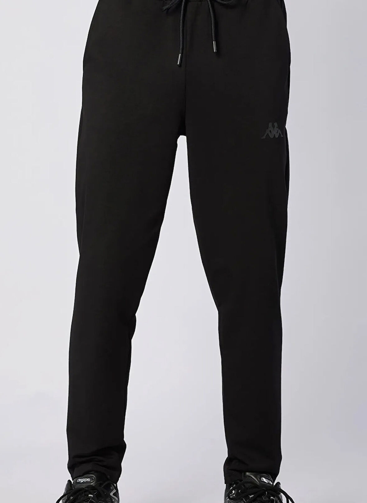 Kappa 382G1YW-005 SAREY JOG Siyah Lastikli Bel Regular Fit Düz Erkek Eşofman Altı