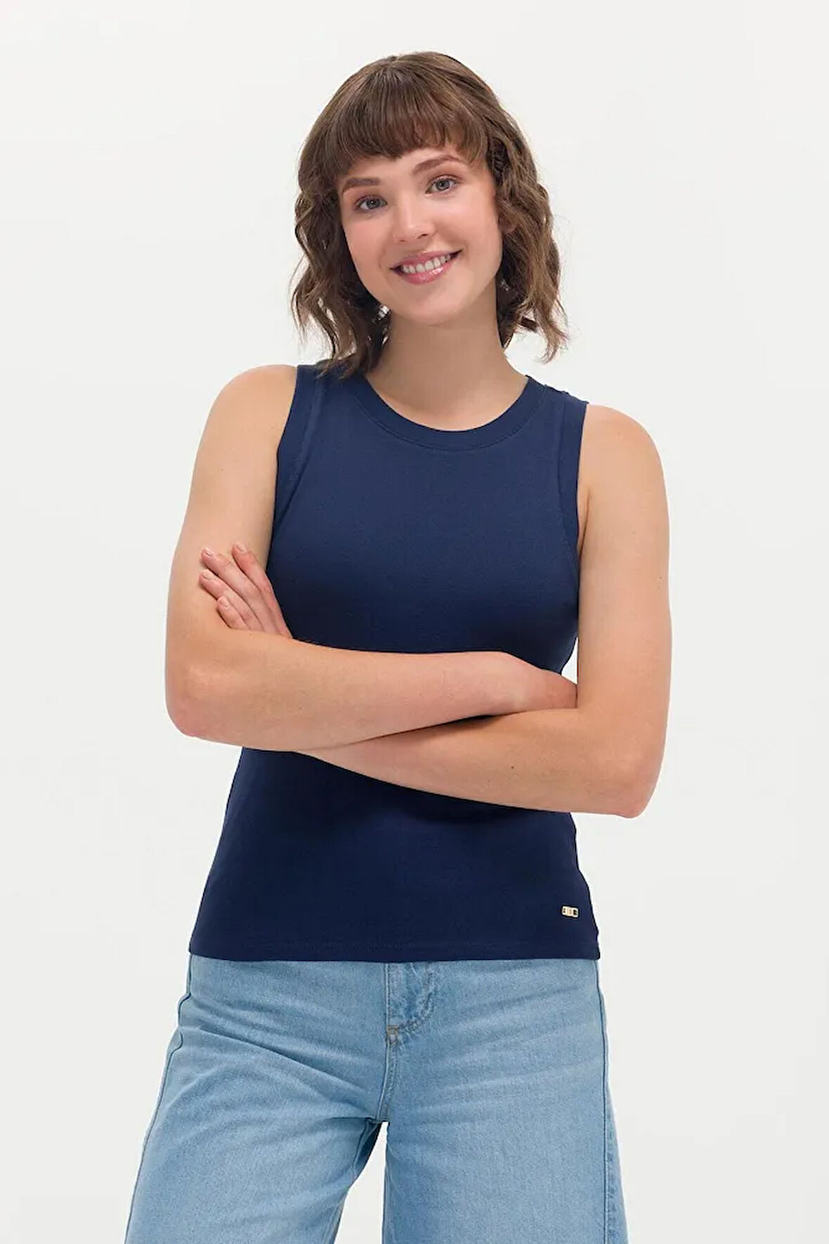 U.s. Polo  Slimfit Sıfır Kol O Yaka T-shırt