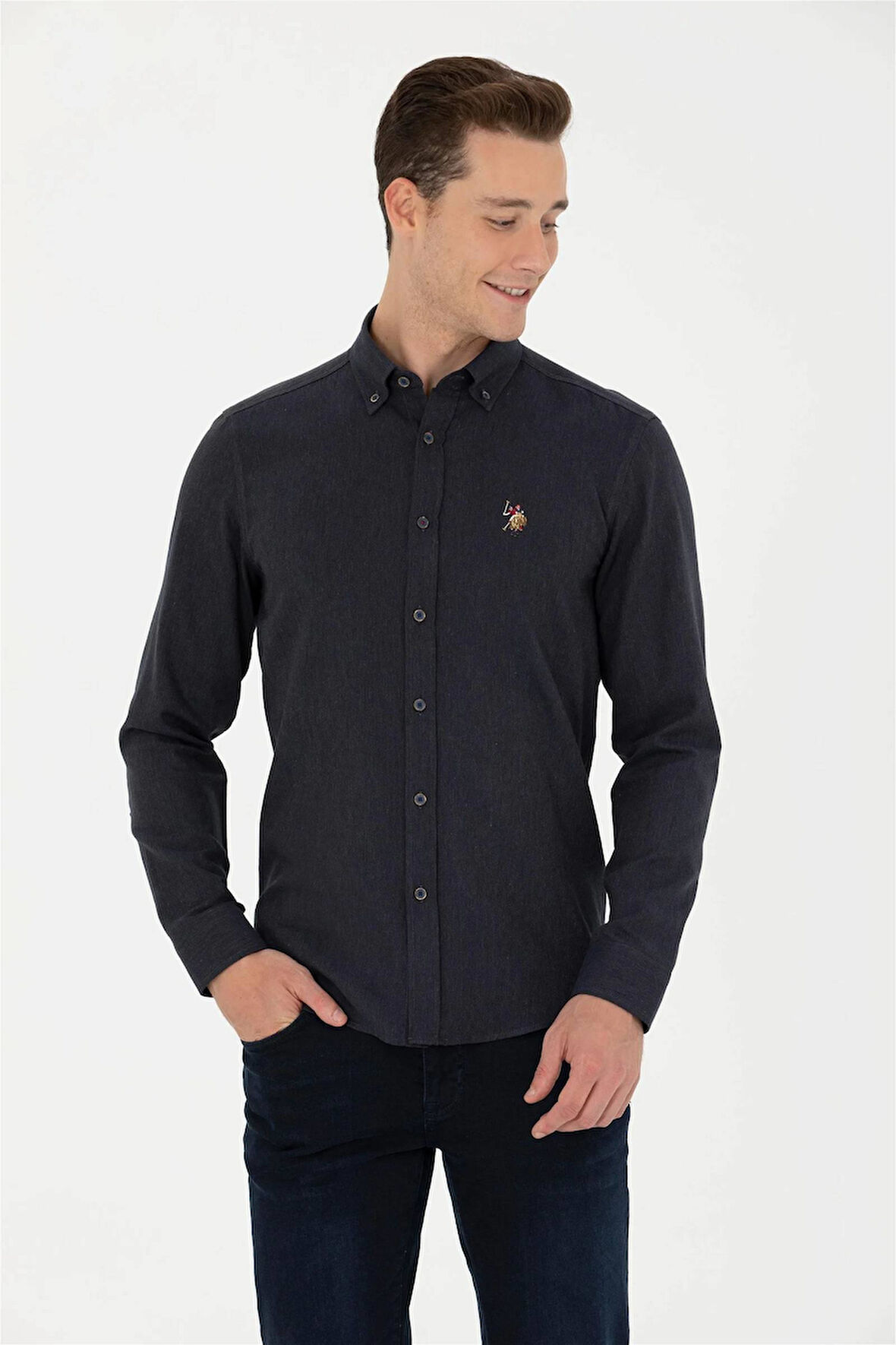 US POLO ASSN Dokuma Gomlek