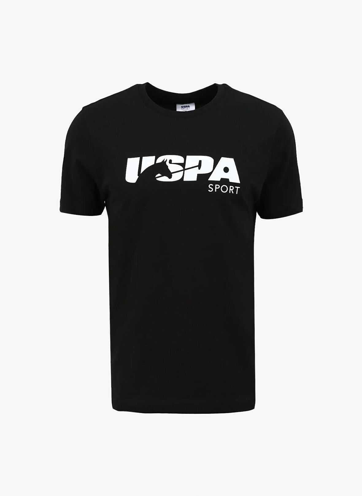 . Bisiklet Yaka Siyah Erkek T-Shirt MONRO