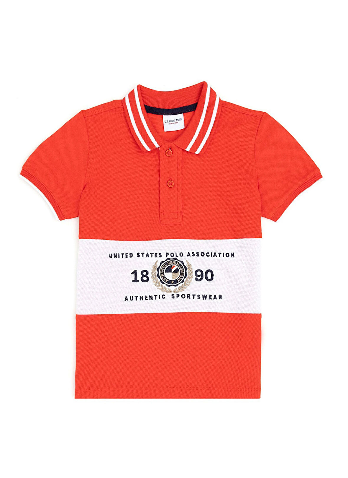 U.S. Polo Assn. Kırmızı Erkek Çocuk Regular Fit Polo T-Shirt T-TUCAKIDS