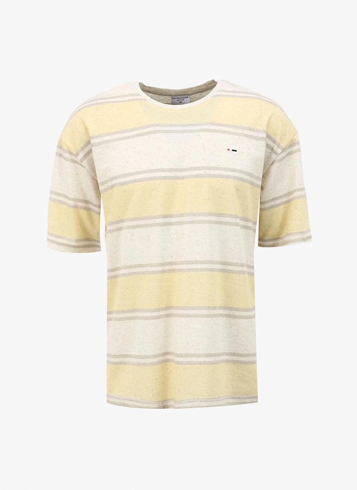 . Bisiklet Yaka Safran Erkek T-Shirt AFKA