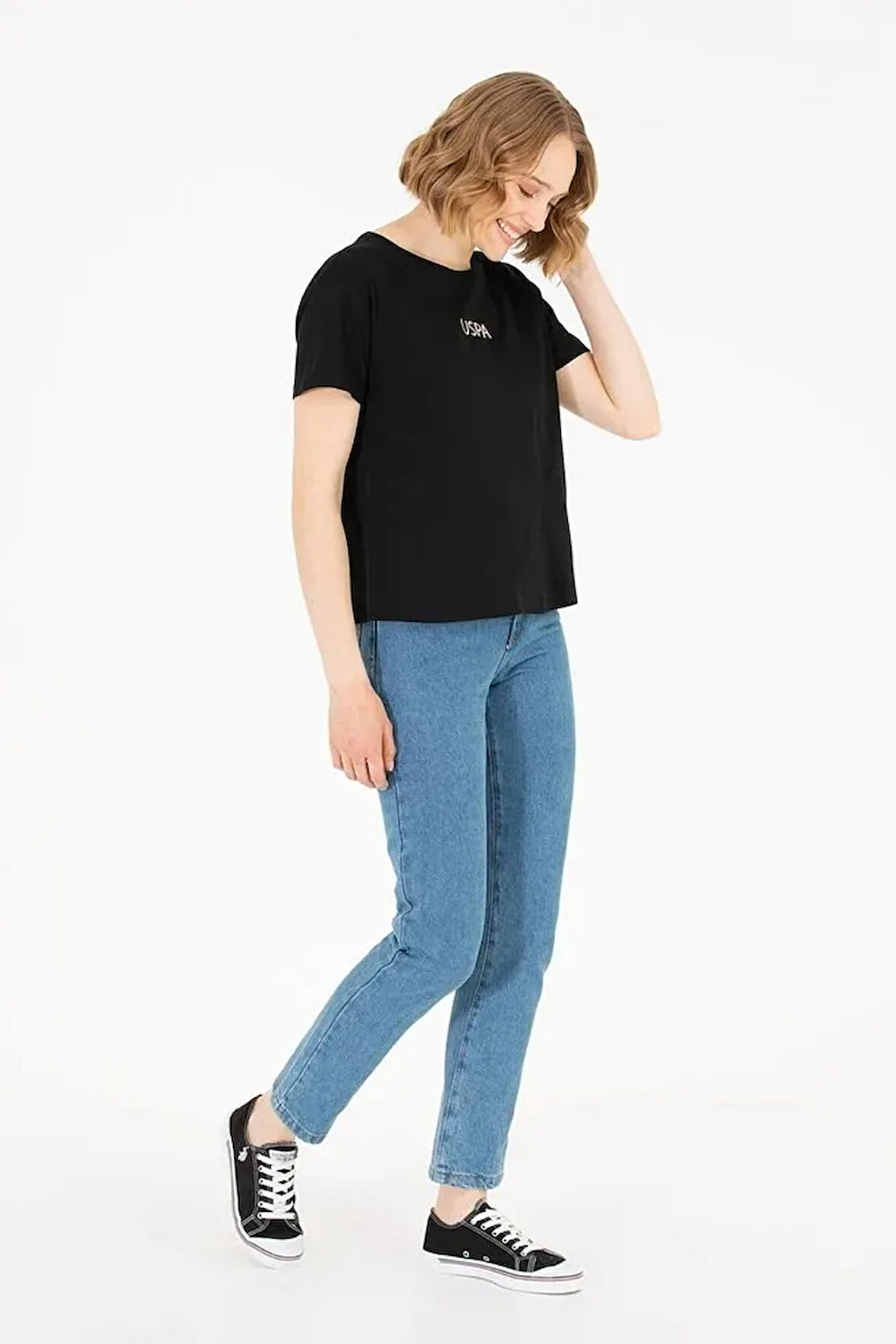 Kadın Siyah T-shirt