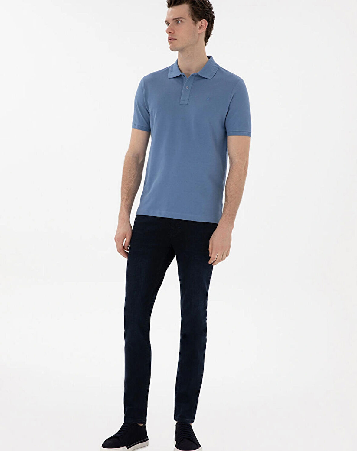 Pierre Cardin Mavi Erkek Slim Fit Polo T-Shirt DMK.SUNNY.