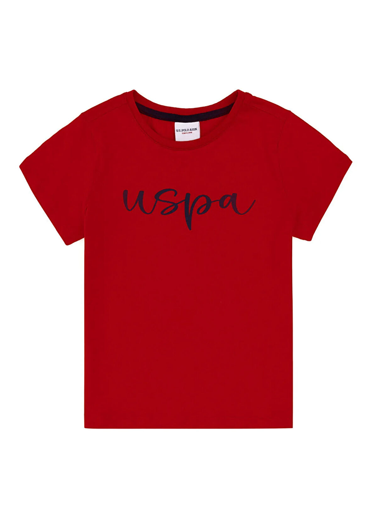 U.S. Polo Assn. Baskılı Kırmızı Erkek Çocuk T-Shirt RAIN