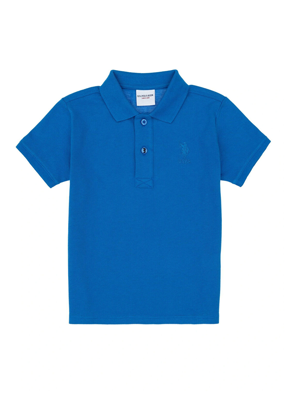 U.S. Polo Assn. Düz Koyu Mavi Erkek Çocuk T-Shirt TP01