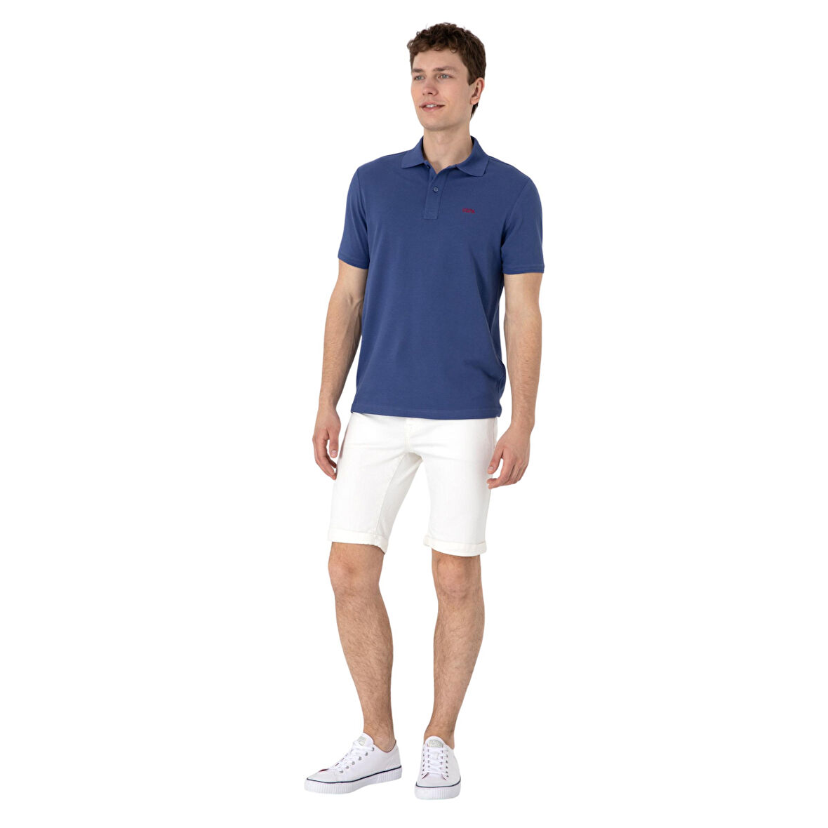 Erkek Regular Fit Polo Yaka Basic T-Shirt