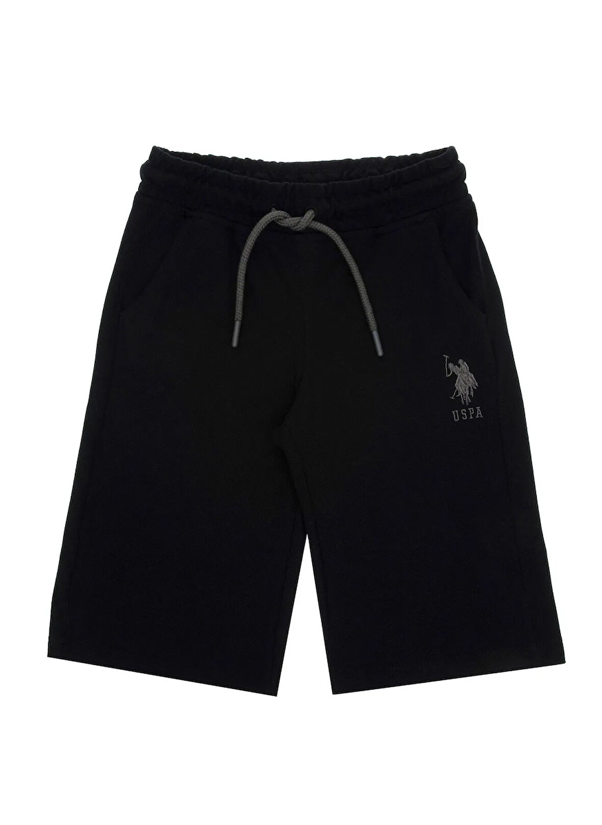 U.S. Polo Assn. Lastikli Bel Regular Fit Siyah Erkek Çocuk Şort GUNDER
