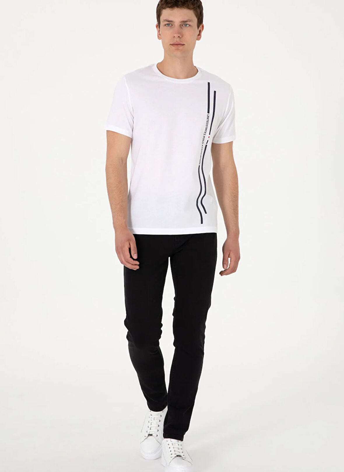 U.S. Polo Assn. Normal Bel Normal Paça Slim Fit Siyah Erkek Denim Pantolon ARGOLIS