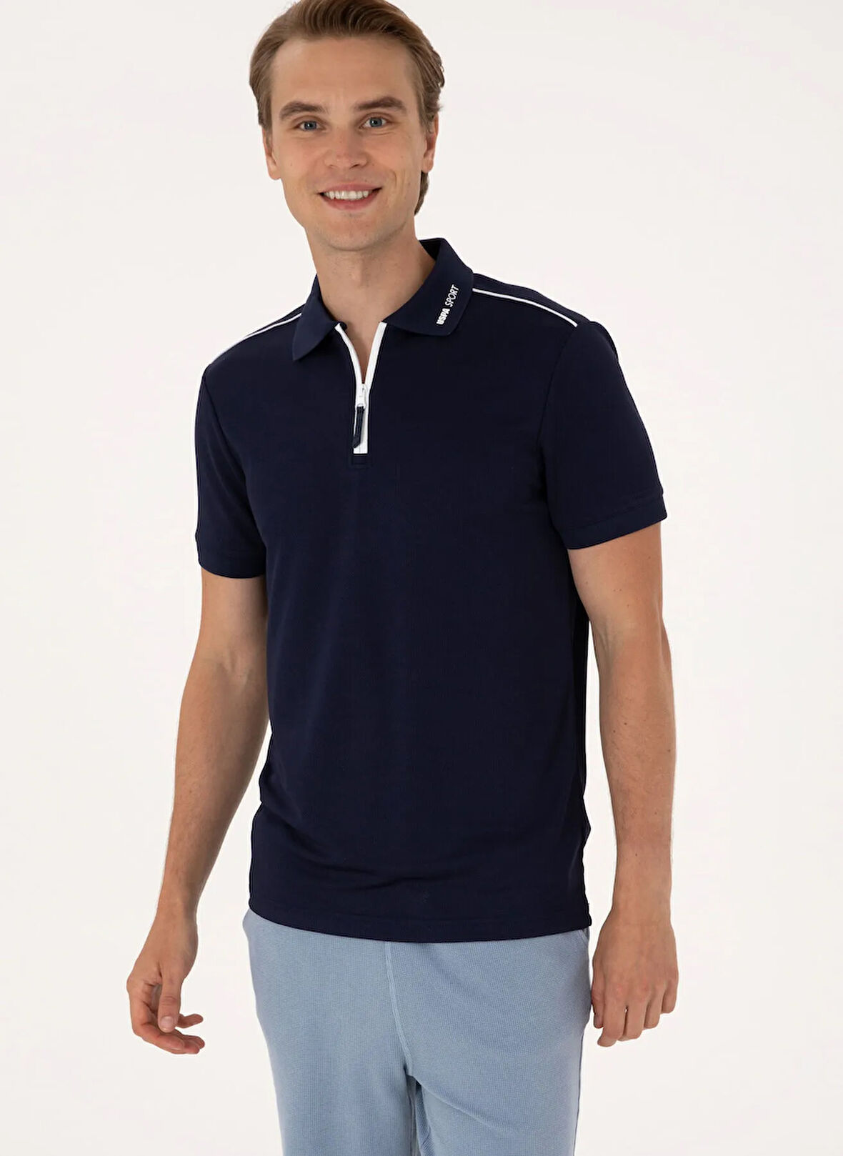 U.S. Polo Assn. Lacivert Erkek Polo T-Shirt S-PENCO