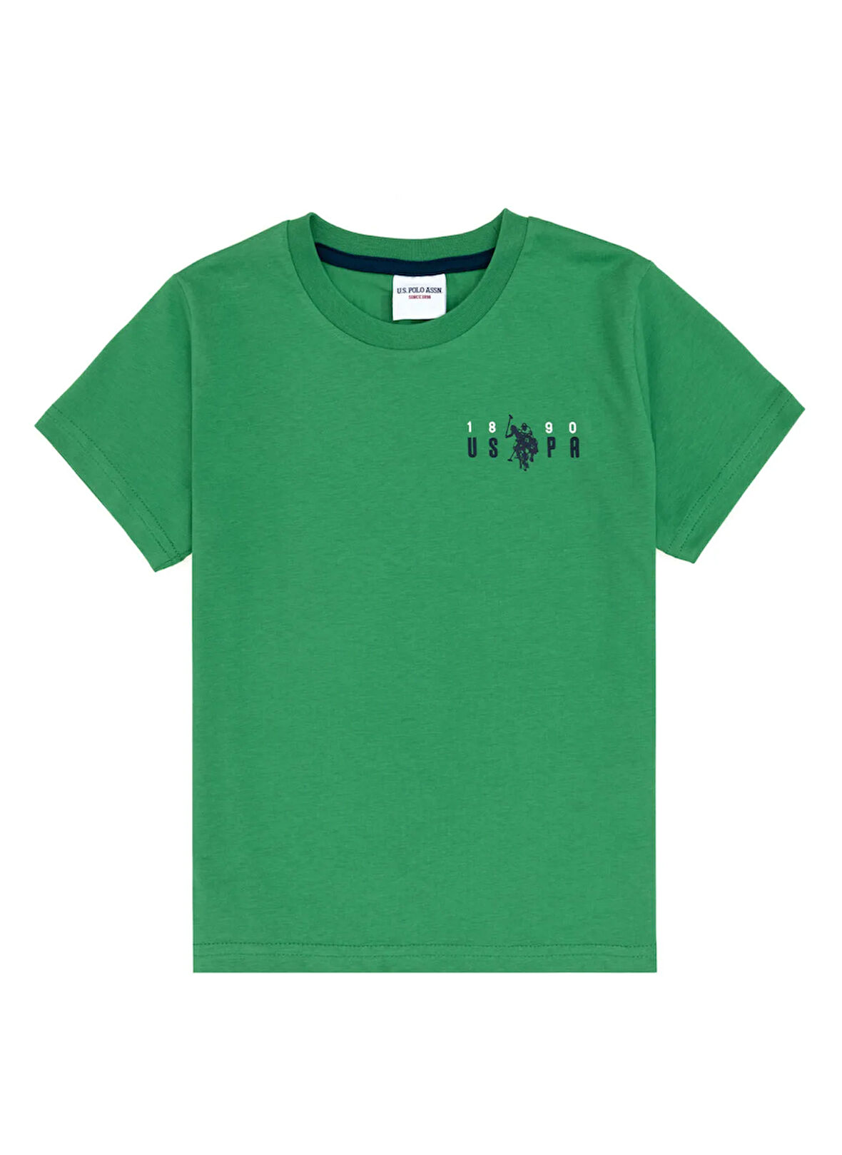 U.S. Polo Assn. Desenli Yeşil Erkek Çocuk Pijama Takımı US2007