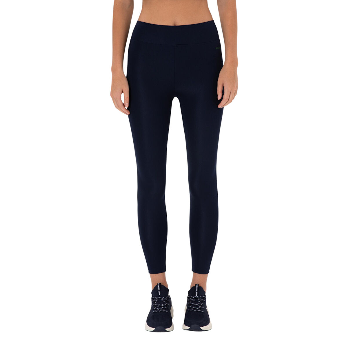 Kadın Lacivert Yüksek Bel Spor Tayt