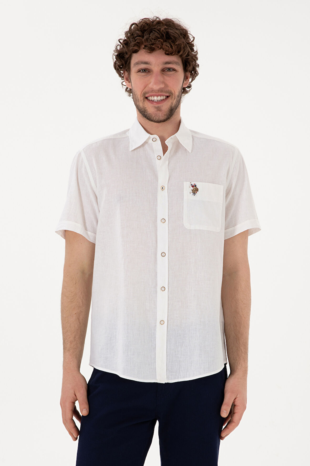 U.S. Polo Assn. Erkek Kısa Kollu Gömlek 2082772