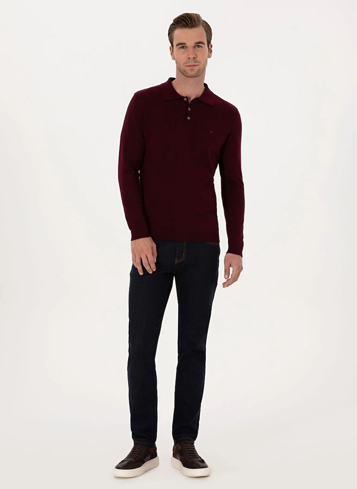 Cacharel Normal Bel Normal Paça Slim Fit Lacivert Erkek Denim Pantolon BIAS