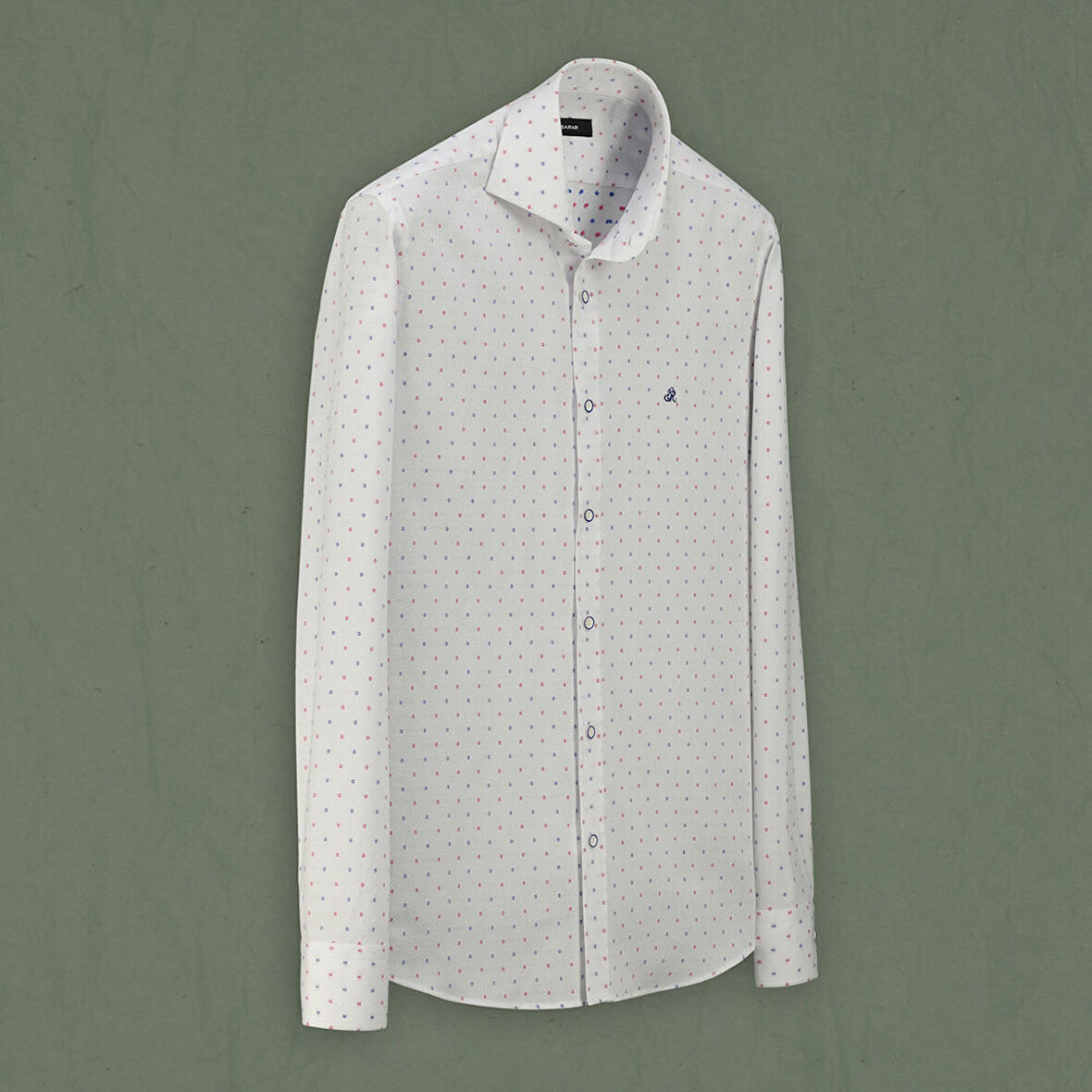 COMO FO SLİM PAMUKLU PEMBE GÖMLEK