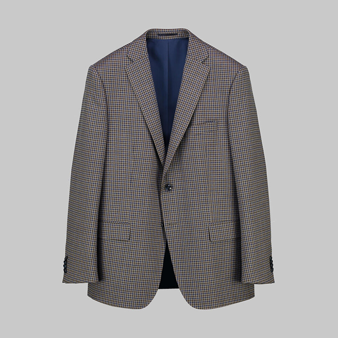 REXFORD DESENLİ AÇIK KAHVERENGİ CEKET