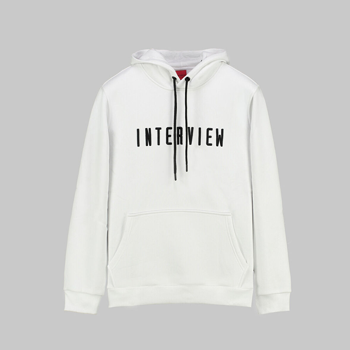 Kapüşonlu Beyaz Sweatshirt