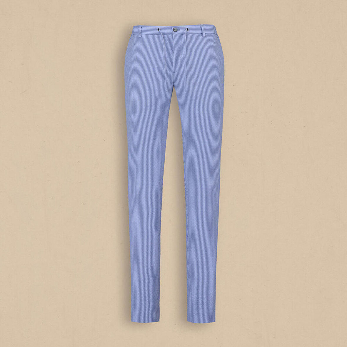 ELY BELİ İPLİ MAVİ PANTOLON