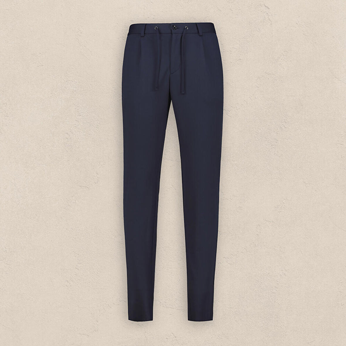 BORN BELİ BAĞCIKLI LACİVERT PANTOLON